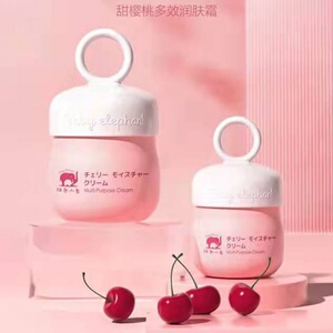 红色小象保湿霜补水滋润防干裂