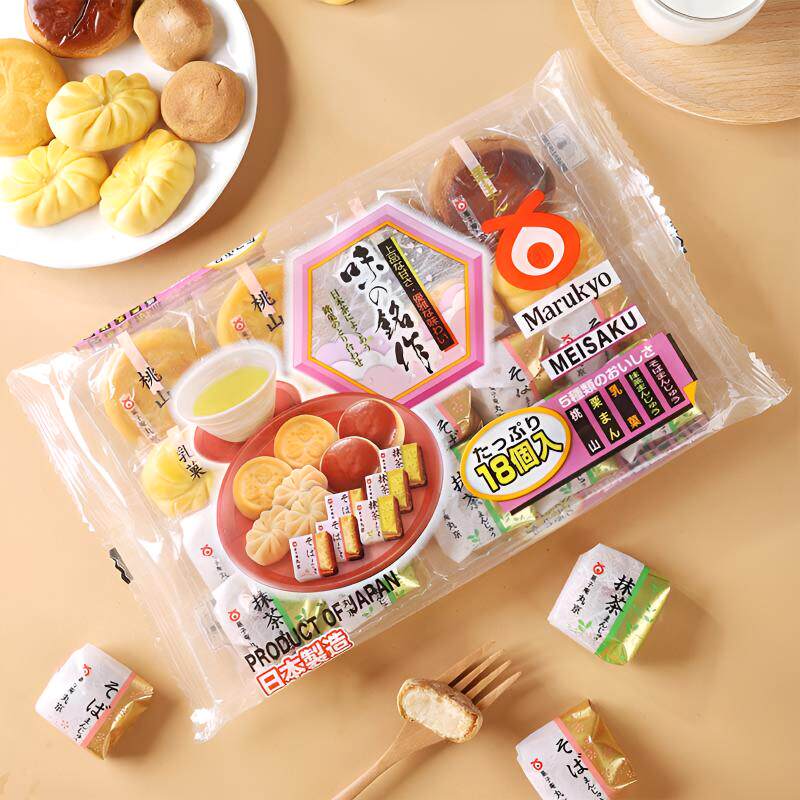 Marukyo/丸京町田茶点丸京味之銘5种类什锦糕点250g/袋早餐下午茶