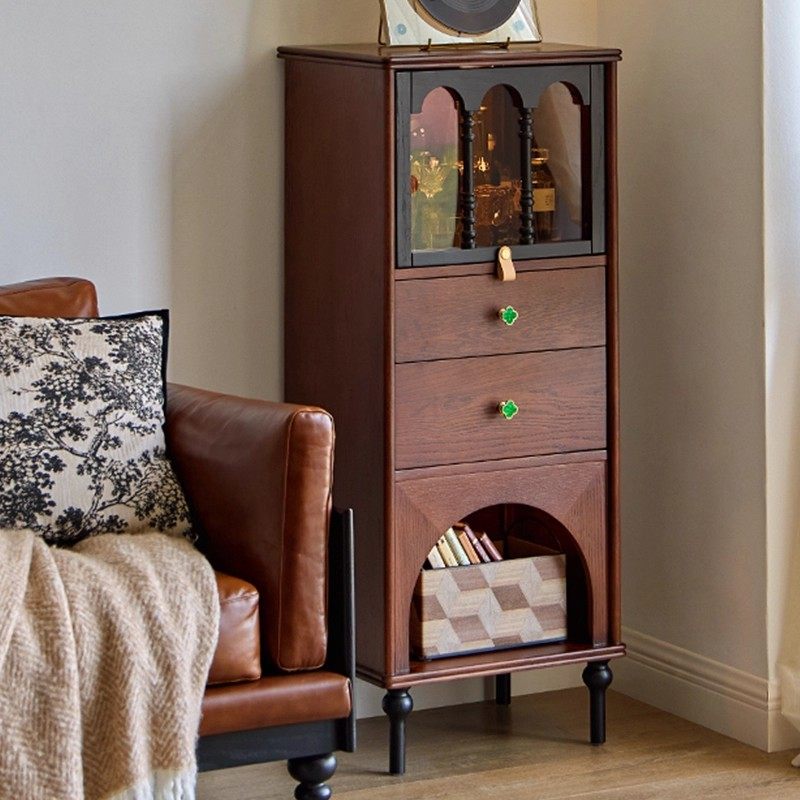 木居盛霍格沃茨法式中古客厅电视边柜展示柜沙发立柜储物书柜,住宅家具,电视柜,淘宝优惠券,粉丝福利购,淘宝优惠卷