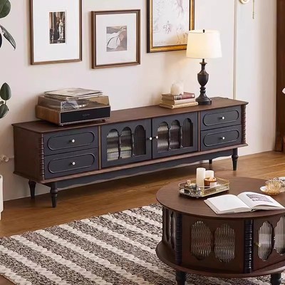 法式中古风电视柜复古全实木