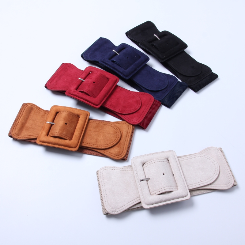 弹力松紧封女欧美宽防过敏皮带