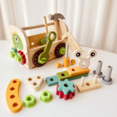 儿童拧螺母丝钉组装 修理工具箱大颗粒拆卸益智动手训练拼装 玩具