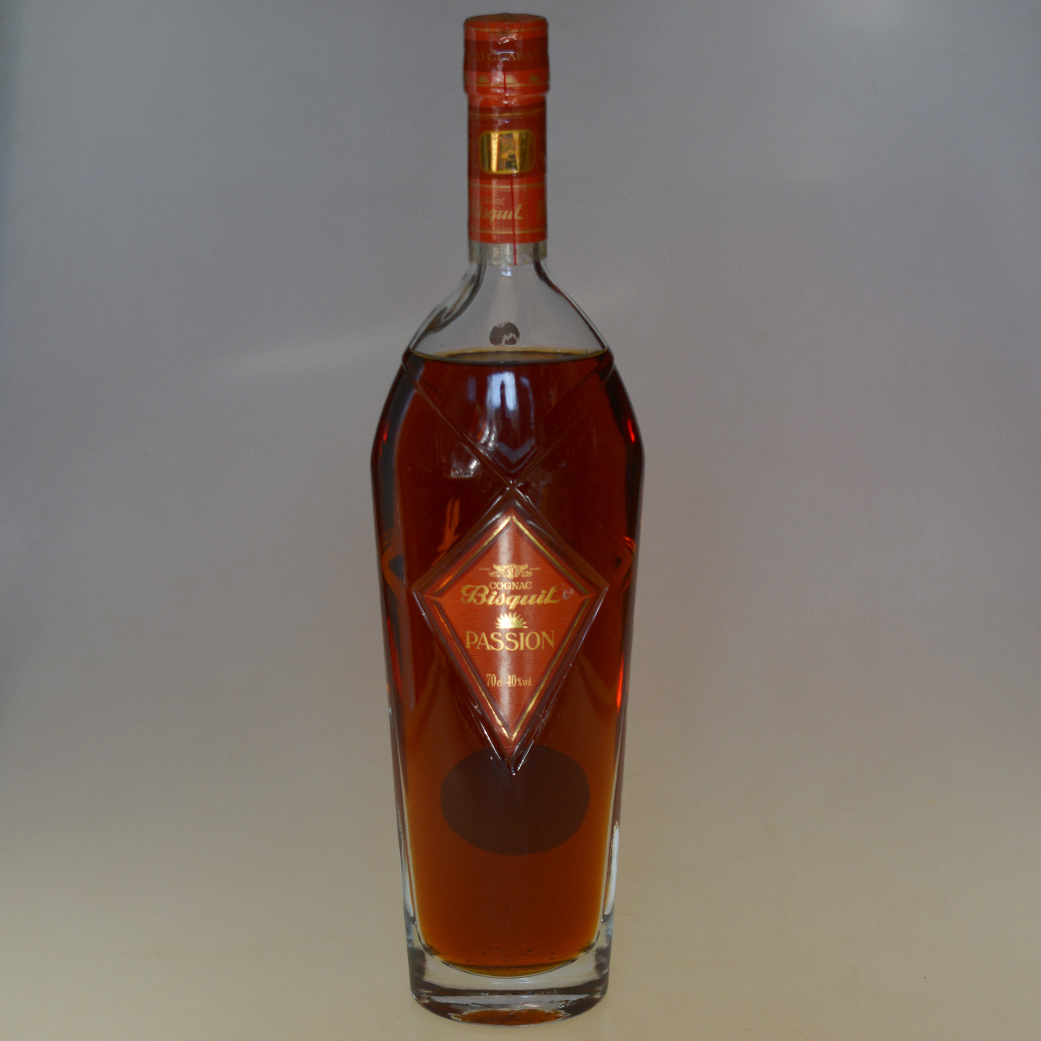 老洋酒收藏00年代法国Bisqult百事吉PASSION干邑白兰地40度700ml