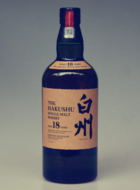 洋酒收藏日本三得利白州18年43度