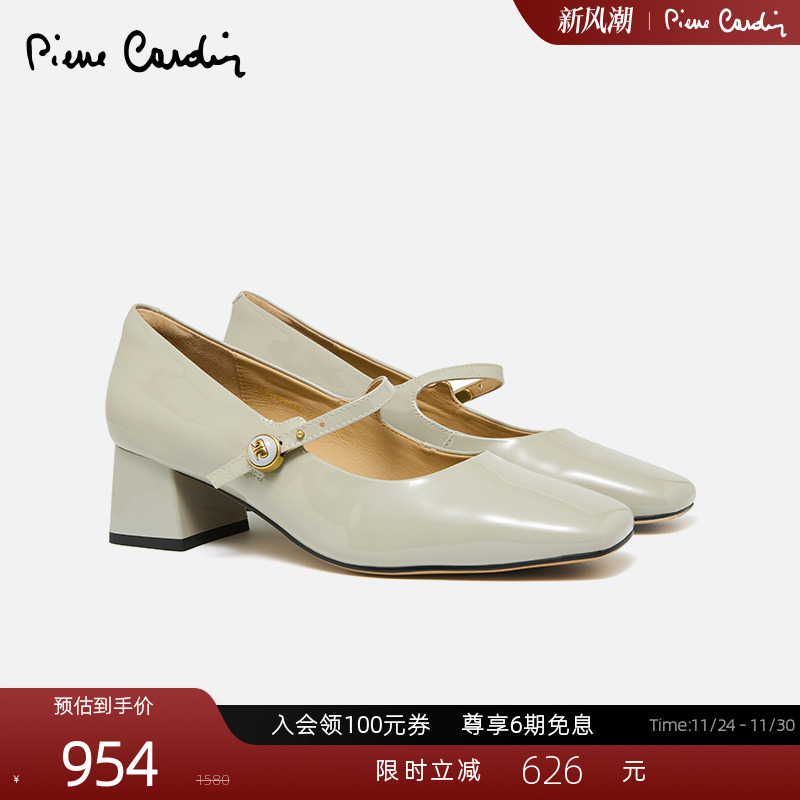 法式复古通勤百搭气质玛丽珍鞋