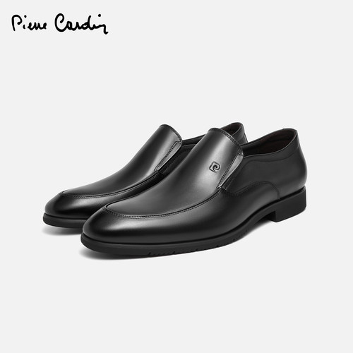 Pierre Cardin/皮尔卡丹男鞋26春商务正装皮鞋舒适简约真皮乐福鞋