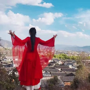 倪羽裳-中道禅舞导师款高端飘逸仙气禅服中国风文艺复古禅意套装