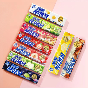 【会员专享】森永嗨啾HI-CHEW水果果汁软糖57g条装儿童办公室零食