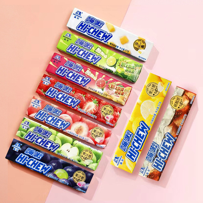 【会员专享】森永嗨啾HI-CHEW水果果汁软糖57g条装儿童办公室零食