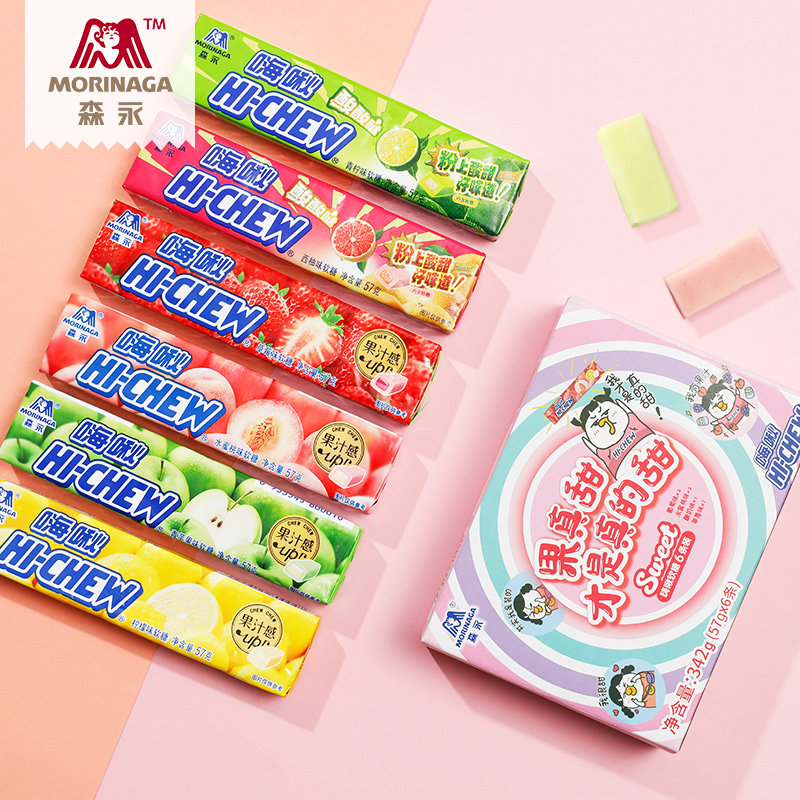 森永HI-CHEW嗨啾香口软糖零食小吃水果软糖57g*12条 7多口味凑单在类目 零食/坚果/特产, 糖果零食/果冻/布丁, 糖果中 - 来自Buy2taobao.com提供专业的淘宝代购服务