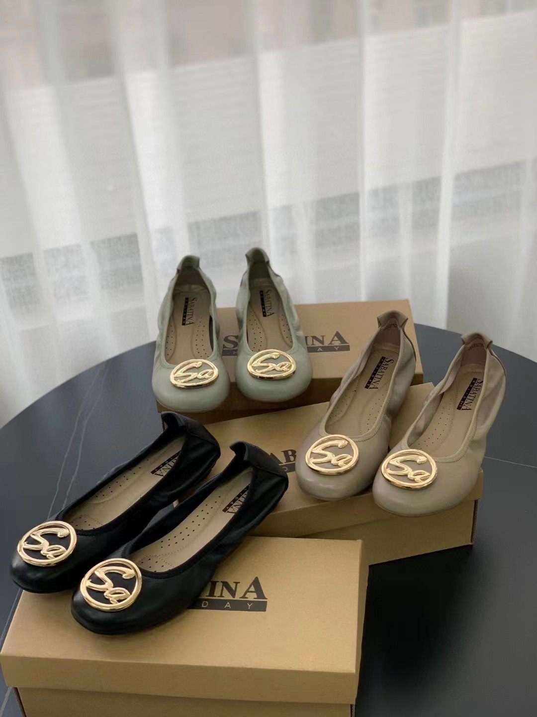 外贸出口意大利平底甜美女单鞋