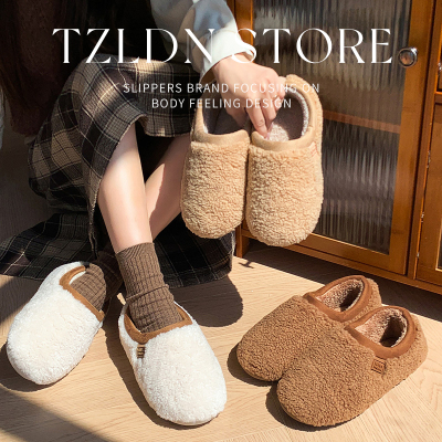 女孩棉拖鞋女款中大童秋冬