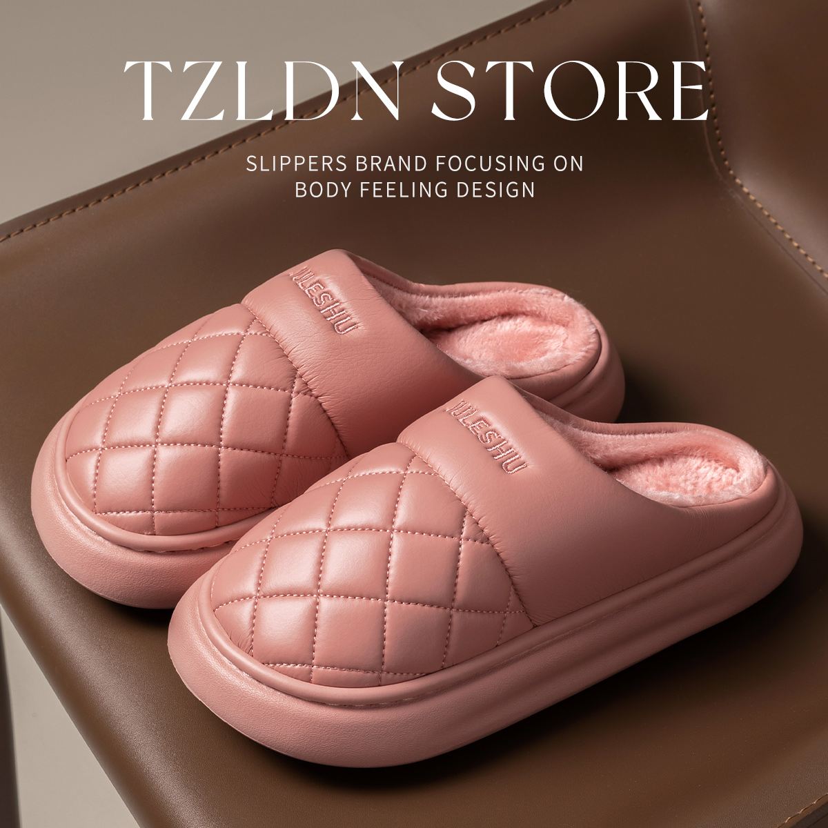 棉拖鞋女2025年新款日常居家