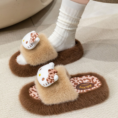 库洛米拖鞋女外穿秋冬