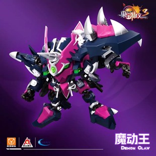 壹理创玩正版授权果宝特攻3魔动王金镖王四大恶贼拼装机甲模型