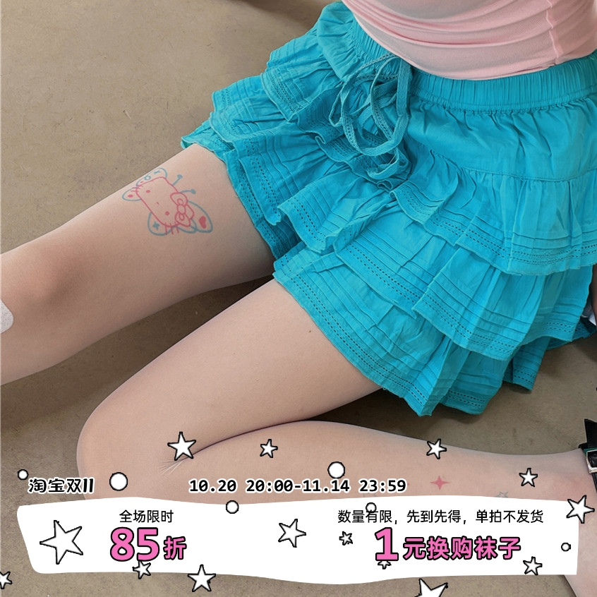 LETMESEE自制少女印花丝袜