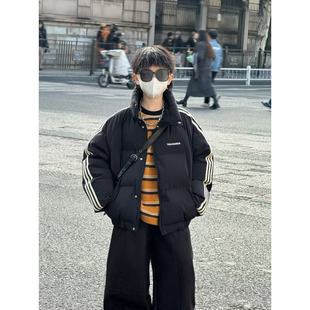 90绒条纹潮流亲子装 冬季 羽绒服中大男童25813 LUHAN THE