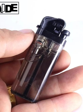 BAIDE百得打火机一次性高端迷你火石砂轮滑轮透明个性广告定制