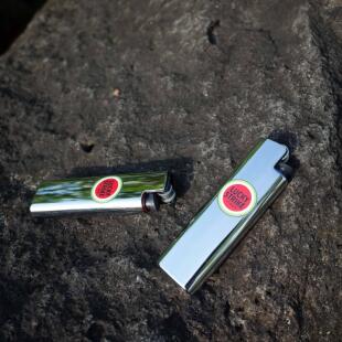 Cricket长款草蜢砂轮打火机外壳金属套一次性