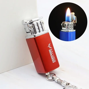 LS625 女士明火迷你打火机钥匙扣 1小精灵挂件充气打火机