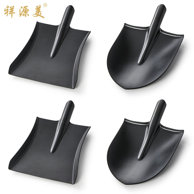 密胺餐具小龙虾盘烧烤手柄铁锹盘子仿瓷农家乐装菜盘商用塑料餐盘