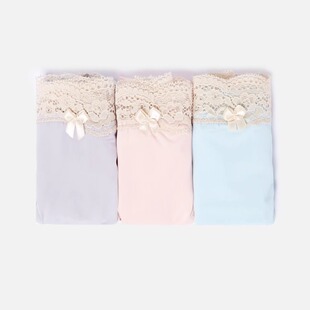 oysho纯棉内裤三角裤3条装女士