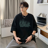 已注册/夏季新港风印花白短袖T恤男大码体恤打底衫DT8031/P25，男装T恤，电商B316