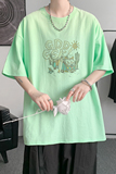 已注册/夏季潮牌可爱风短袖T恤男生宽松体恤打底衫DT5963/P25，男装T恤，电商B316