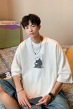 已注册/夏季可爱卡通短袖T恤男情侣大码体恤打底衫DT5196/P25，男装T恤，电商B316