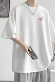 已注册/夏季简约版英文印花短袖T恤男生半袖打底衫DT5880/P25，男装T恤，电商B316