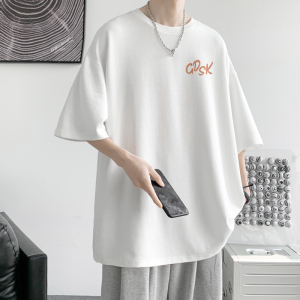 已注册/夏季新圆领流行印花短袖T恤男生大码打底衫DT6112/P25,女绿色休闲裤搭配什么鞋子好看吗图片