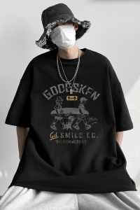 已注册/夏季黑色纯棉通勤短袖T恤男大码体恤打底衫DT2161/P25图片