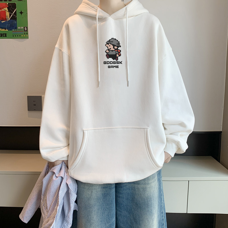 已注册/华棉秋季卫衣男学生卫衣印花上衣潮流风打底衫WY9136/P50,男装卫衣,电商B316