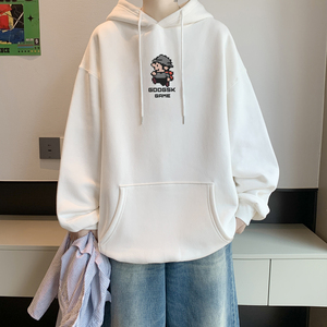 已注册/华棉秋季卫衣男学生卫衣印花上衣潮流风打底衫 WY9136/P50图片