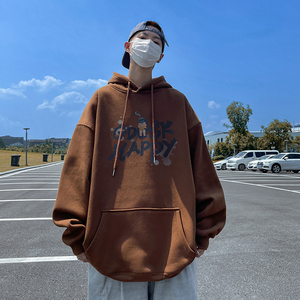 已注册/秋季新通勤风连帽卫衣男生大码复古打底衫WY0616/P50