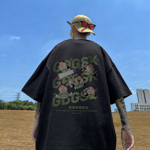 已注册/夏季小清新风情侣短袖T恤男宽松体恤打底衫DT9654/P25图片