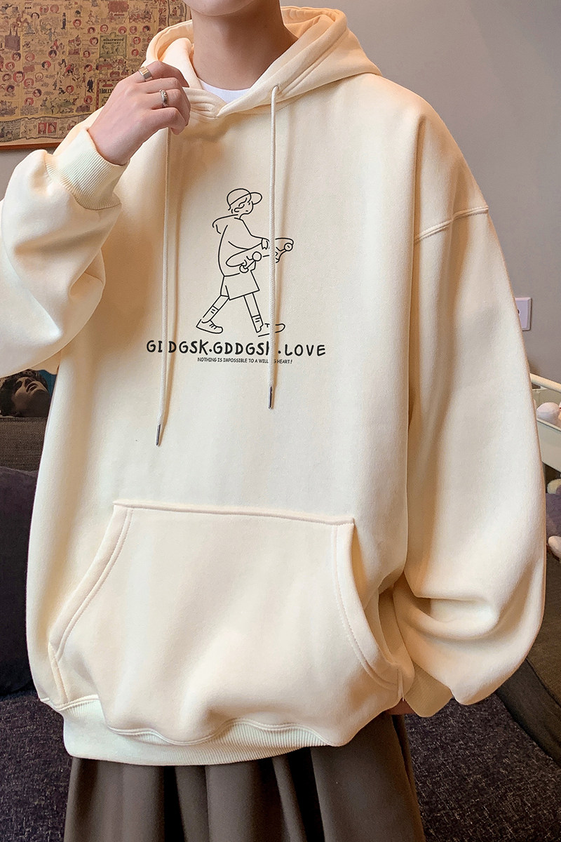 已注册/秋季新流行百搭运动连帽卫衣男生大码外套WY5110/P50,男装卫衣,电商B316