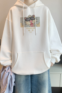 已注册/秋季流行简约印花卫衣男生宽松连帽外套WY9424/P45加绒P50图片