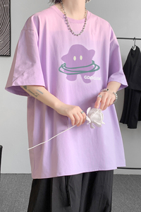 已注册/夏季新日系短袖T恤男生大码休闲体恤打底衫DT6639/P25图片