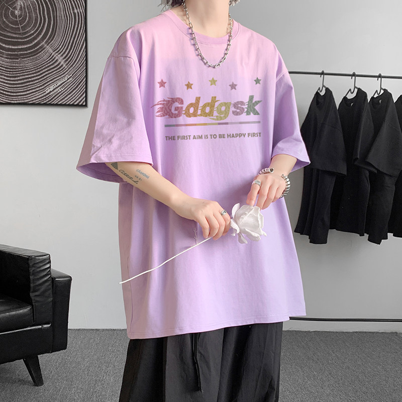 已注册/新夏季纯棉印花黑色短袖T恤男生打底衫体恤DT3360/P25,男装T恤,电商B316