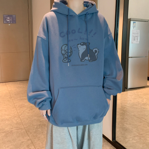 已注册/秋季美式流行宽松卫衣男落肩大码打底衫WY9138/P45加绒P50图片