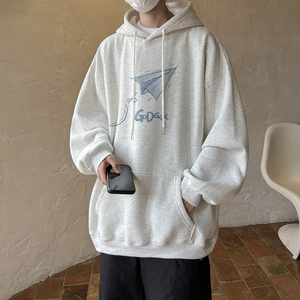 已注册/华棉秋季卫衣男连帽男士套头上衣潮流风打底衫 WY9135/P50图片