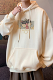 已注册/秋季日系休闲连帽卫衣男潮宽松情侣外套WY9367/P45加绒P50，男装卫衣，电商B316