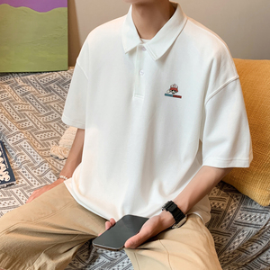 已注册/夏季新半袖polo衫百搭短袖T恤男生宽松体恤PL1785/P45图片