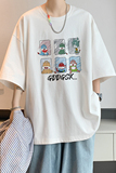 已注册/夏季可爱休闲纯棉短袖T恤男宽松体恤打底衫DT5866/P25，男装T恤，电商B316
