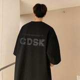 已注册/夏季前后印花白色纯棉短袖T恤男体恤打底衫DT5336/P25，男装T恤，电商B316