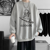 已注册/2024秋季太空人长袖卫衣男港风外套印花T恤WY3987/P35，男装卫衣，电商B316