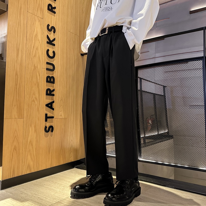 2025春夏季新款小西裤男生西装裤休闲裤宽松直筒裤气质XK8008/P35，男装西裤，电商B316
