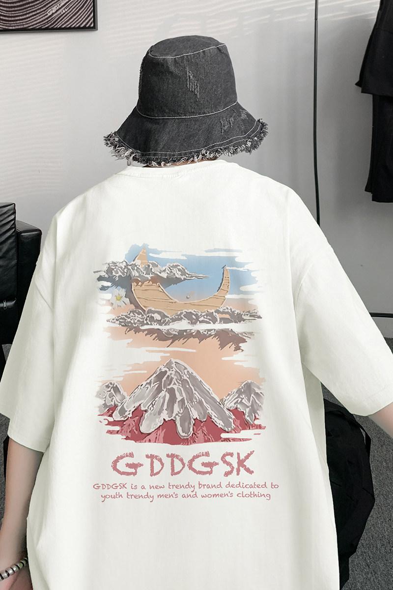 已注册/夏季日常通勤纯棉短袖T恤男宽松体恤打底衫DT5955/P25,男装T恤,电商B316