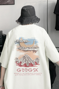 已注册/夏季日常通勤纯棉短袖T恤男宽松体恤打底衫DT5955/P25图片